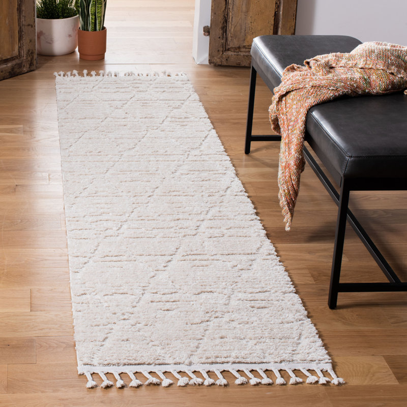 Mazzone Geometric Area Rug, Runner 66 x 244 cm