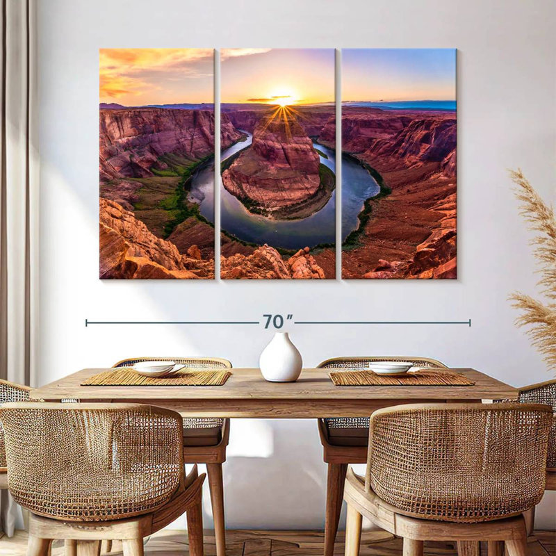 Alvord Sunrise At Horseshoe Bend, H 42 po x l 65 po