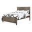 Full Size Trundle Bed In Transitional Style, Gray Wood Tone, Solid Rubber With Trundle, Warm Color, Construction