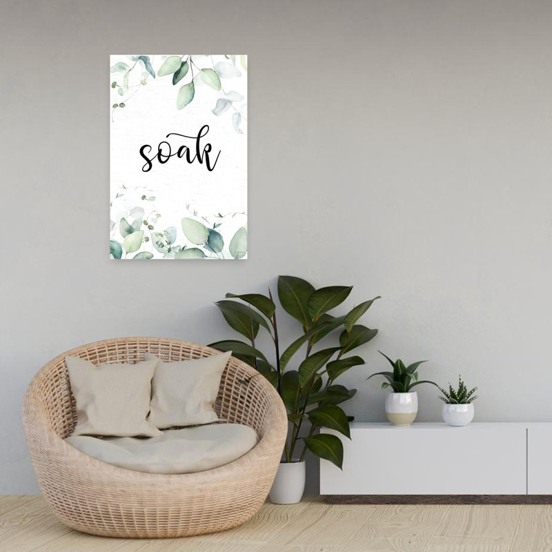 Soak Leaves, art contemporain abstrait, H 24 po x l 16 po