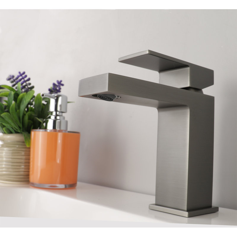 Robinet de salle de bain à trou unique Madison, Graphite noir