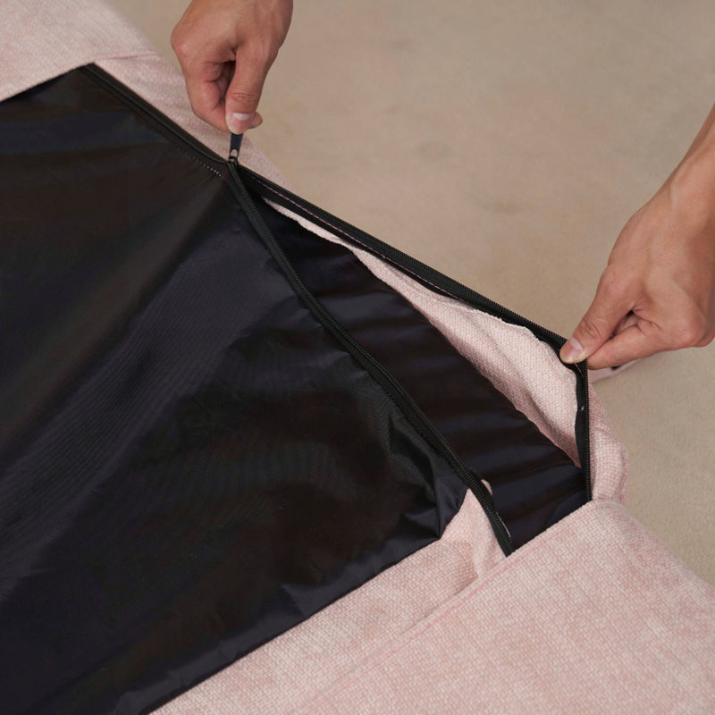 Canapé-lit double convertible pliable, rose, Rose