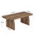 47" Rustic Brown Rectangle Coffee Table