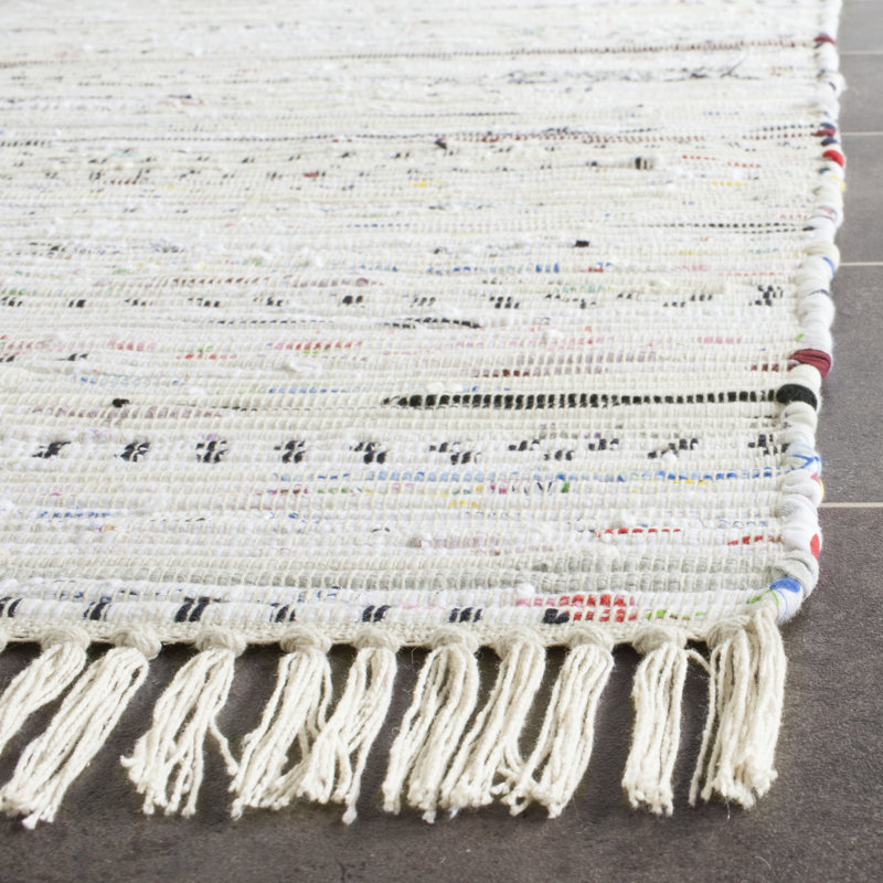 Tapis en coton tissé à la main Valerton, Rectangle 11 pi x 15 pi