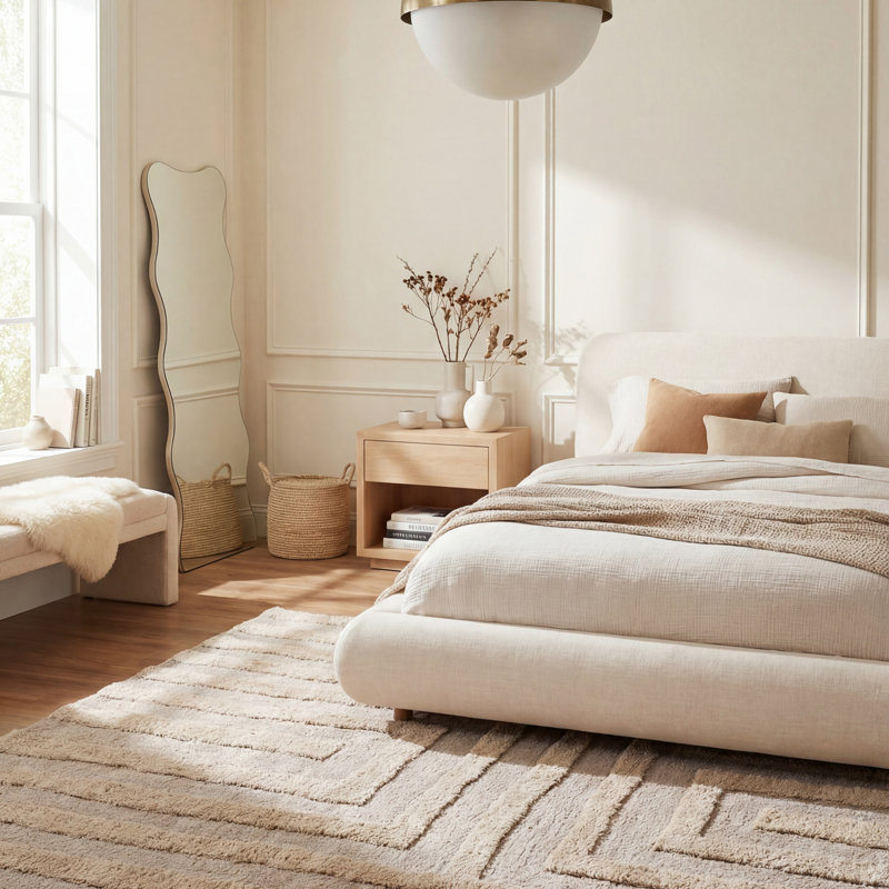 Shevina Handmade Washable Wool Rug, Rectangle 7'6" x 9'6"