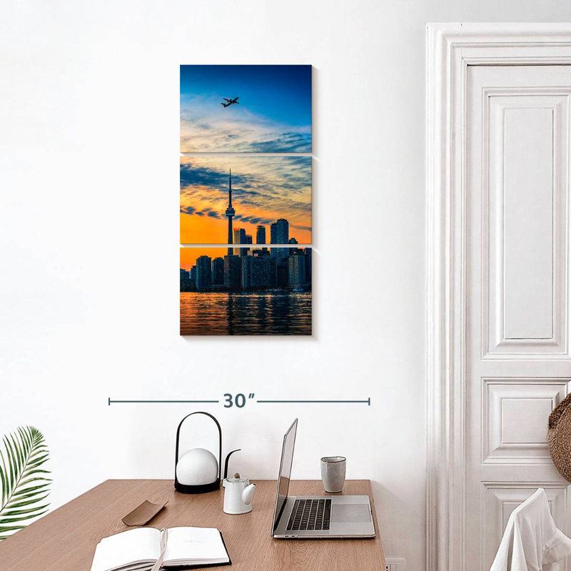 Toronto Sundown, 32" H x 15" W