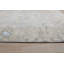 Hand Knotted Silk Floral Area Rug in Gray