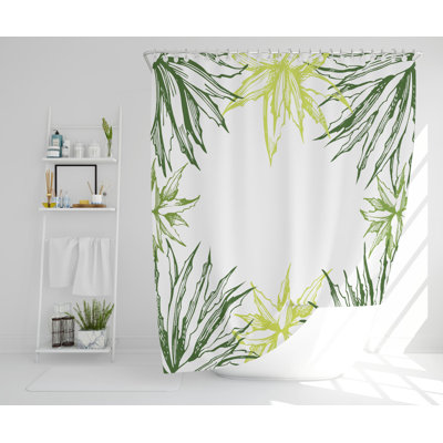 Sackman Polyester Shower Curtain Set