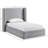 Kendall Wanaque Linen Textured Fabric Upholstered Bed-1933980435-1933980432