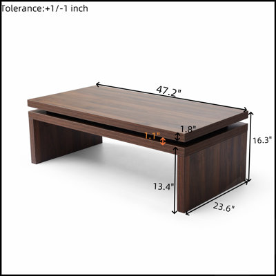 Table basse Mid Century Modern Farmhouse