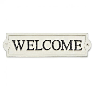 Panneau de bienvenue
