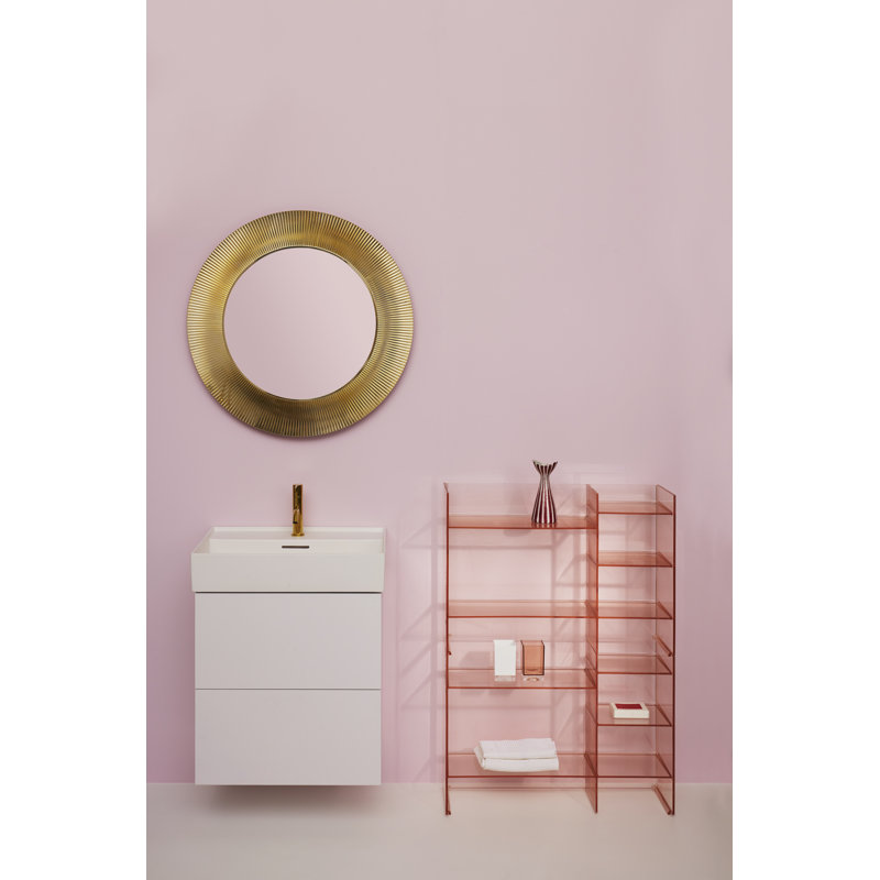 All Saints Flat Wall Mirror, Metallic Gold