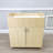 Children Infant Changing Table with Pad, Wooden Changing Table, Natural, Optiona Install Castors