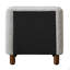 Table de chevet 2 tiroirs Grey Boucle