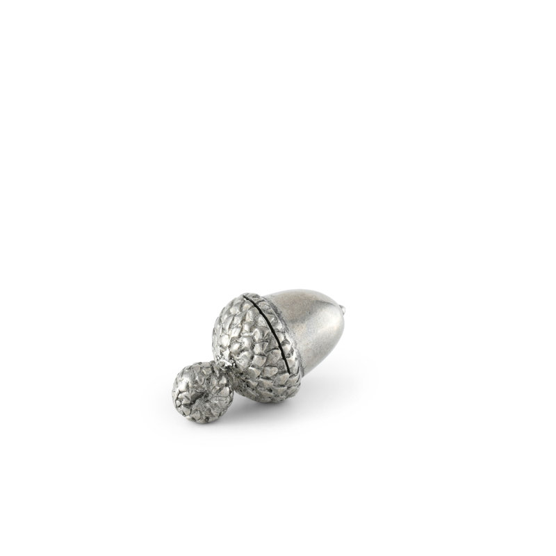 Majestic Forest Pewter Acorn Place Card Holder