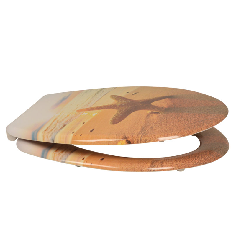 Sunset Thermoset Soft Close Elongated Toilet Seat