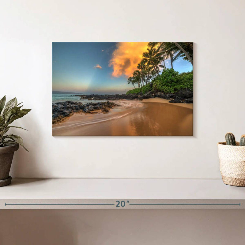 Senne Secret Cove Sunrise, 8" H x 12" W