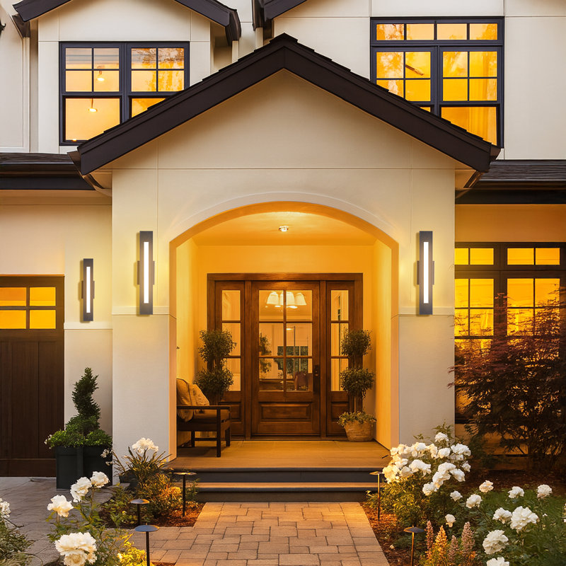 Waterproof LED Outdoor Wall Light with Dusk to Dawn