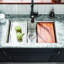 Évier de cuisine encastré à simple cuve en acier inoxydable 32 po Workspace
