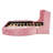 Upholstered Platform Bed  Storage Velvet Bed With Wingback Headboard And 1 Big Drawer-831953157