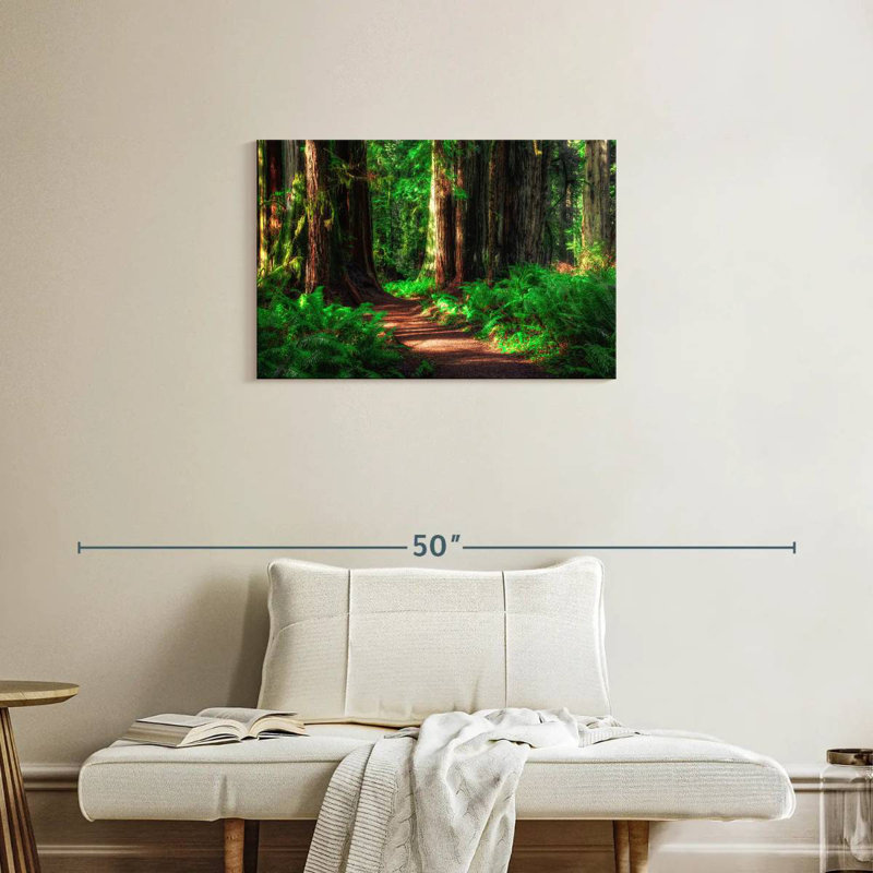 Alvord Path Through Forest, 20" H x 30" W