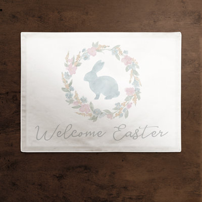 Greysin Polyester No Pattern Rectangle Placemat