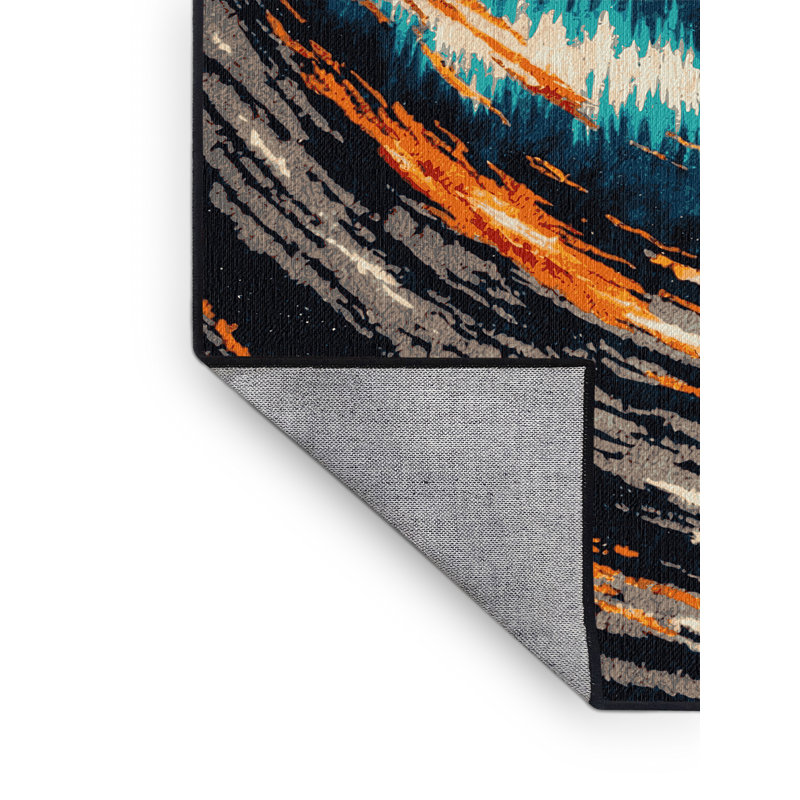 Tapis gris lavable à la machine