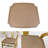 Wishbone Style Wood Arm Dining Chair Pad-396030748