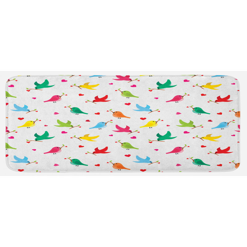 Tapis de cuisine oiseaux