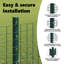 Vidaxl Fence With Posts Steel-116798059-116798069