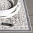 Brysin Oriental Machine Woven Power Loom Polypropylene Area Rug in Ivory/Gray-1814913771