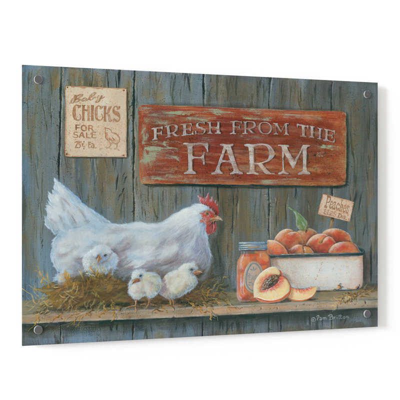 «Fresh from the Farm» par Pam Britton - impression sans cadre, H 24 po x l 36 po x P 0,2 po