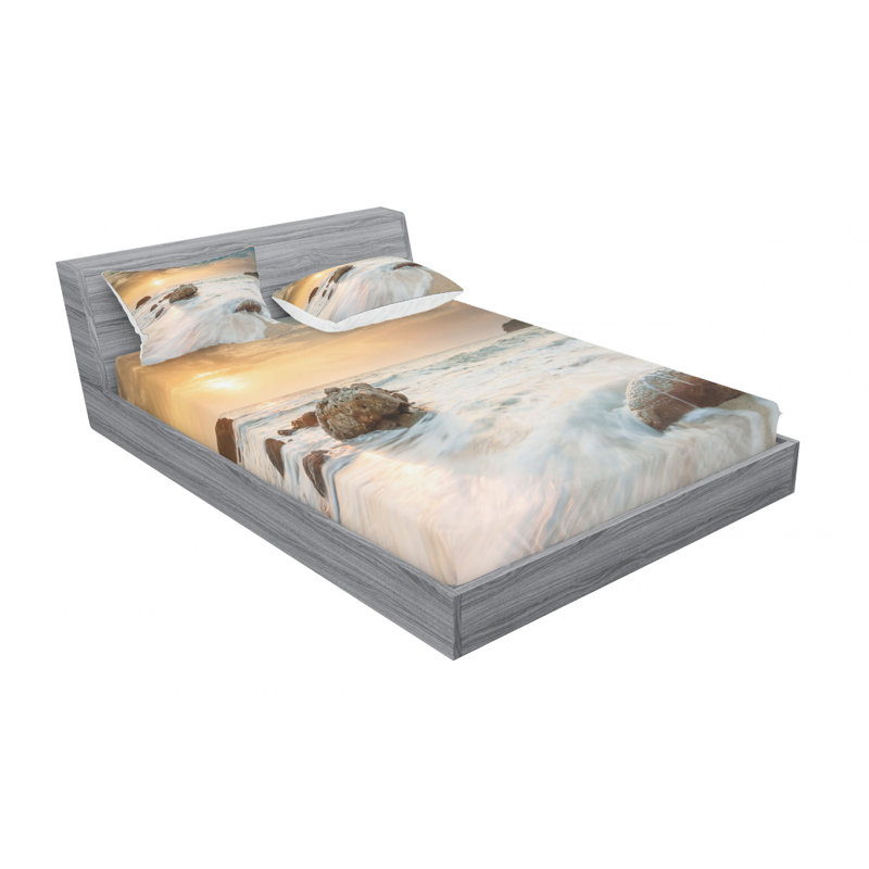 Microfiber Sheet Set, Full Sheet Set with Fitted Sheet