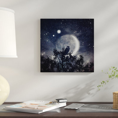 «The Moon, Venus, & Jupiter», reproduction d'impression sur toile