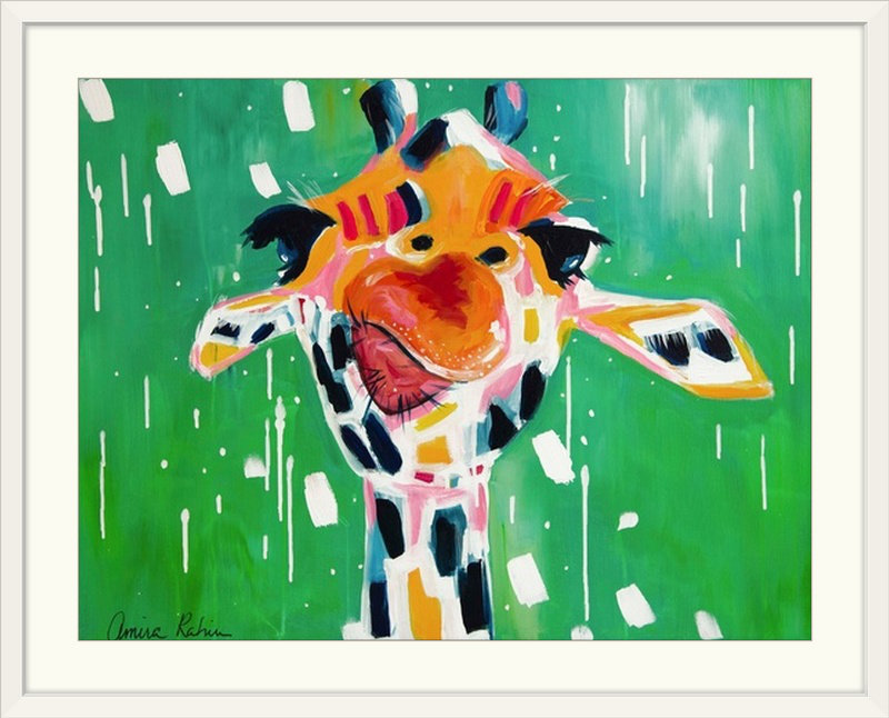 «Aaden Gino» par Amira Rahim - reproduction, H 36 po x l 48 po x P 1,5 po, Toile