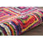 Raul Moroccan Blue/Red/Orange Rug-30723073