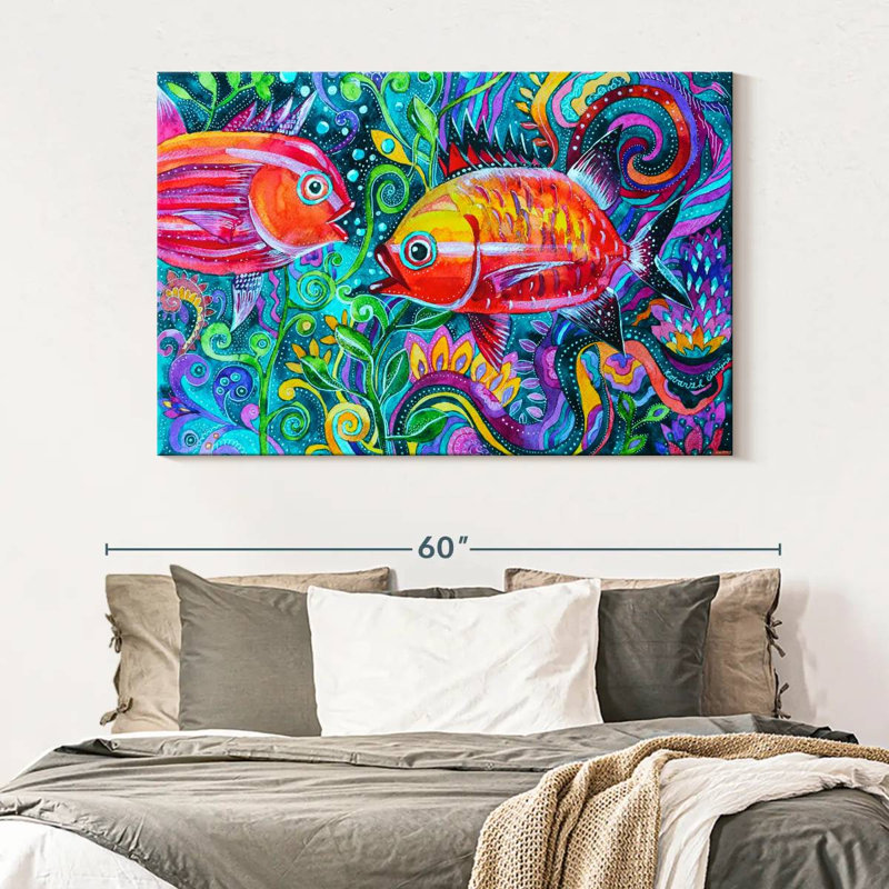 Brampt Underwater Fish, 34" H x 51" W