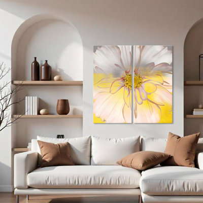 " Painted Petals XXXIV " by Tristan Scott 2 - Pieces