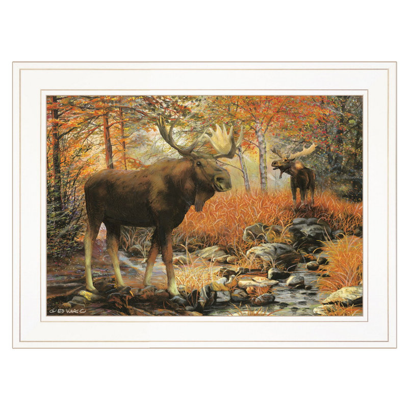 Call of the Wild, art mural encadré pour le salon, décoration murale par Ed Wargo