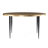 Round Cocktail Table With Embossed Top