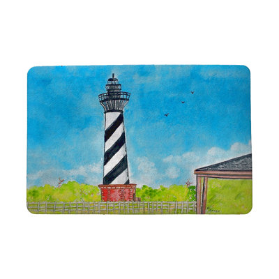 Tapis de porte pour l’extérieur anti-dérapant 18" x 26" hatteras phare Lolley