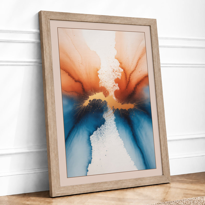 Hands In Motion Modern - Print, A2 - 59.4 x 42.0 cm, Oak