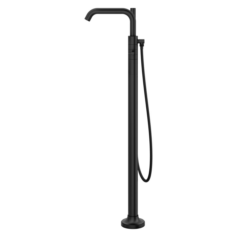 Floor Mounted Tub Spout, Matte Black