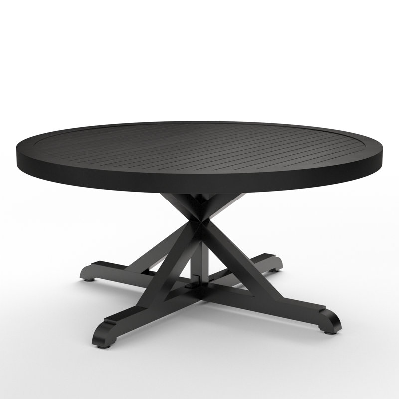 Monterey Outdoor Round Dining Table, 29.5'' H x 60" W x 60" L