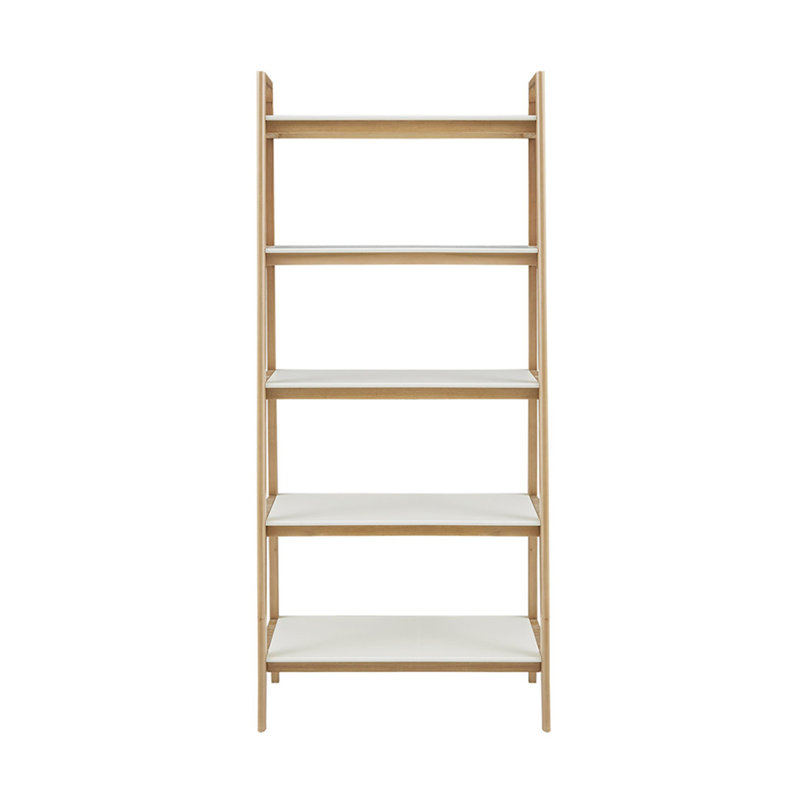 Tablette / bibliothèque, Blanc cassé / naturel