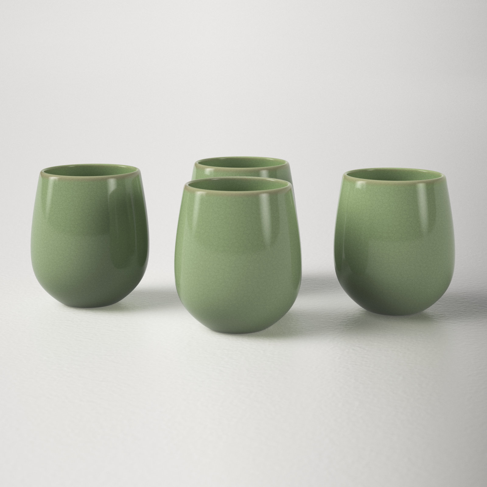 Borgen Handmade Stoneware Coffee Mug, Sage