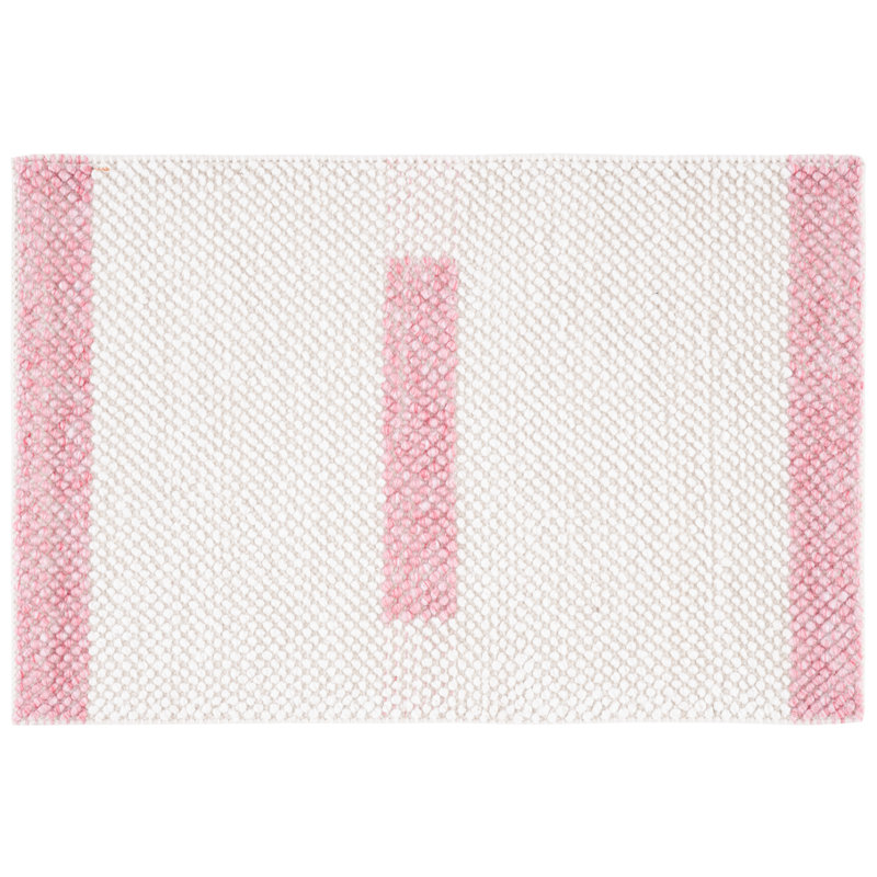 Macle Flat Weave Wool Rug, Square 6'