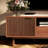 TV Stand With Soft-Closing Door And Drop-Down Door Cabinet