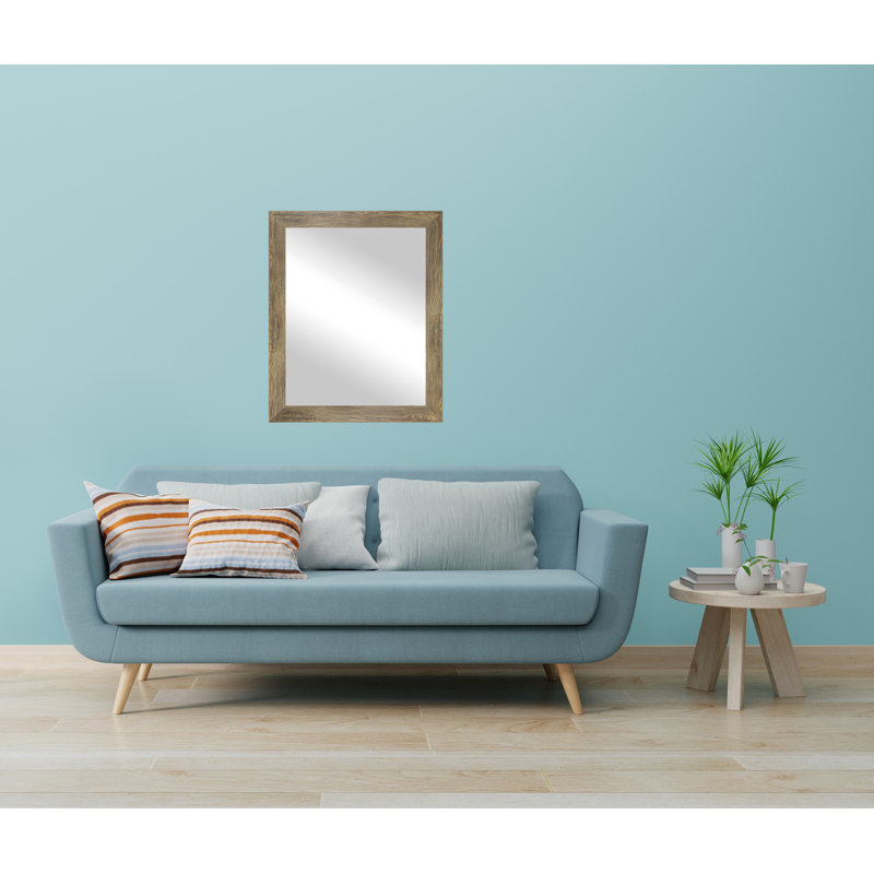 Miroir décoratif traditionnel Blondsville, Brun, H 27 po x l 32 po