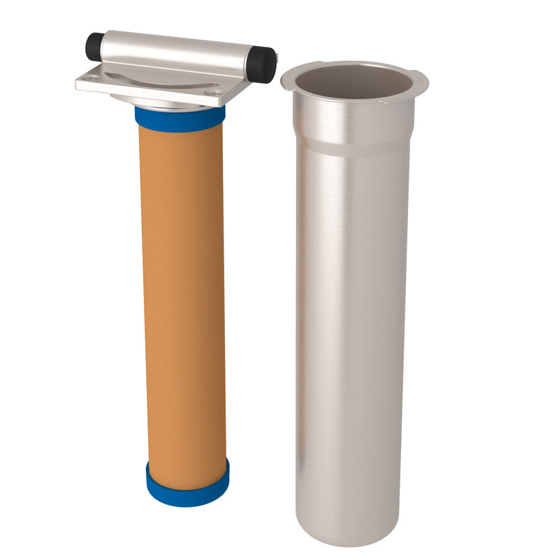 Arolla™ Integrated Faucet Filtration with Cartridge Mounting Hoses and Service Stop